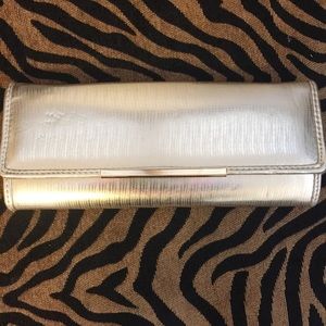 ALDO gold prom clutch purse